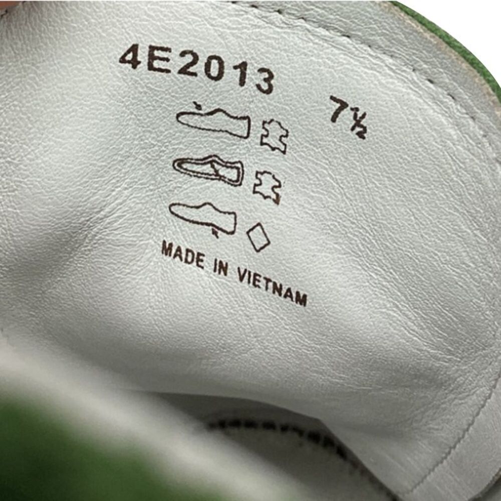 Prada Sport Cap-Toe Sneakers in Olive Suede - Picture 9 of 12